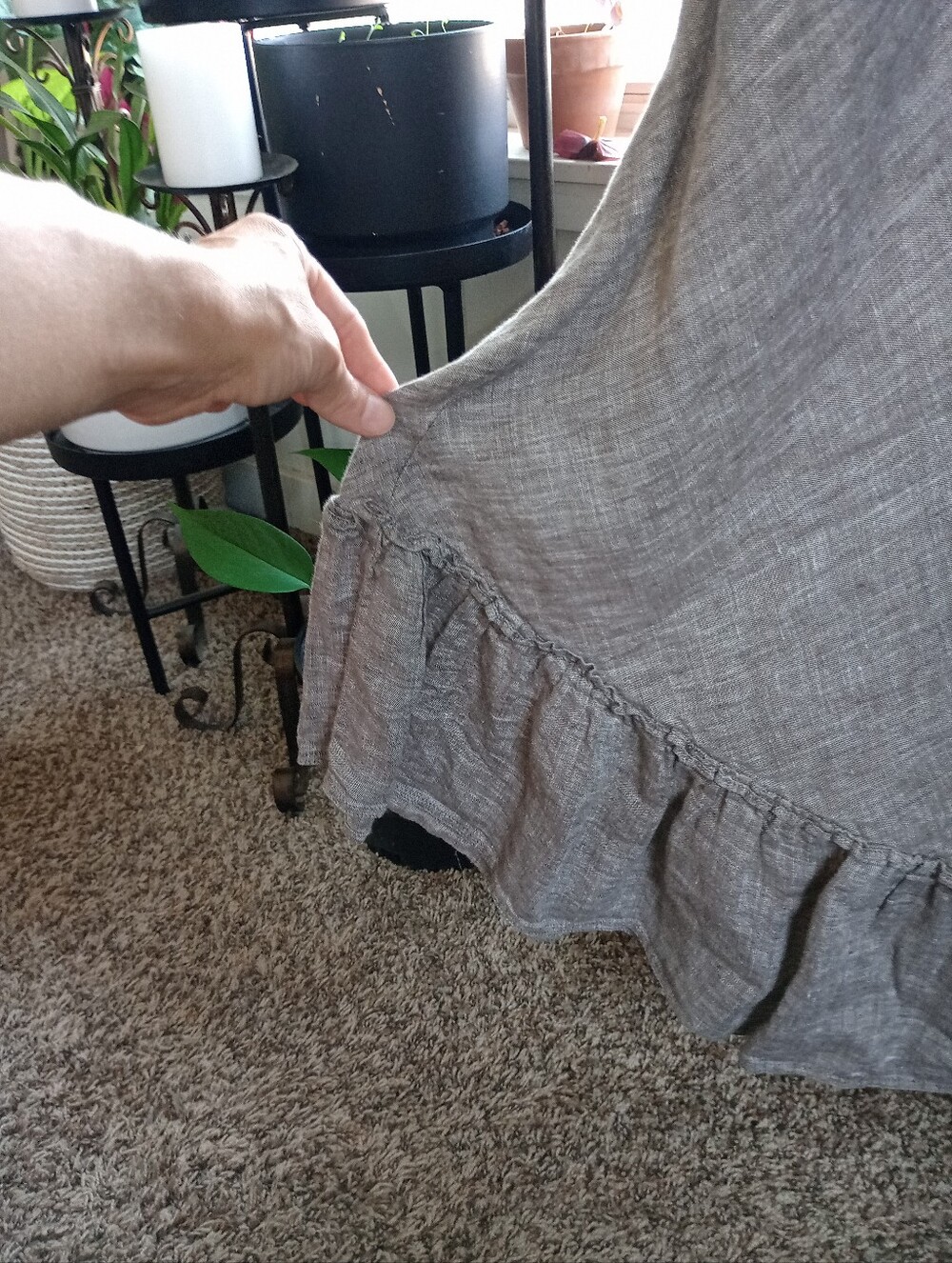 Eddie Bauer 100% Linen Maxi Skirt - Picture 3 of 7